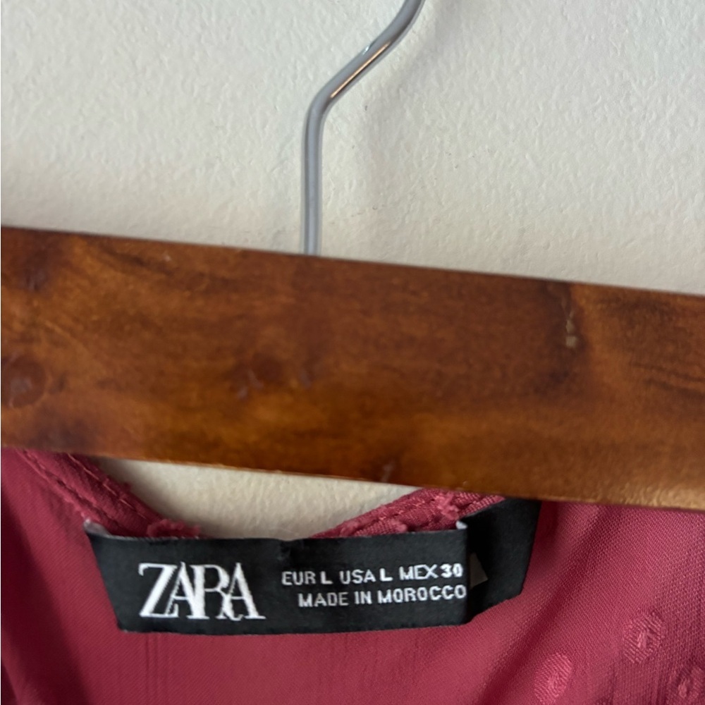 Zara Pink Ruffled Jumpsuit - Picture 5 of 6